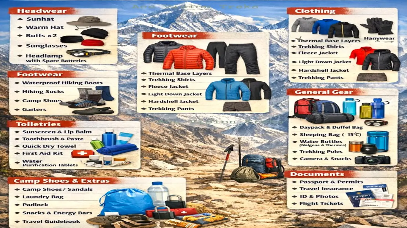 everest base camp trek in autumn