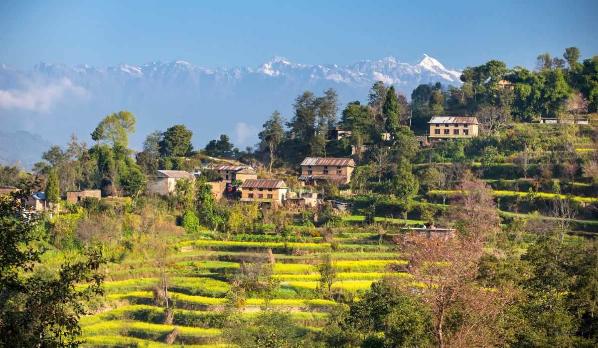 Chisapani Nagarkot trek view