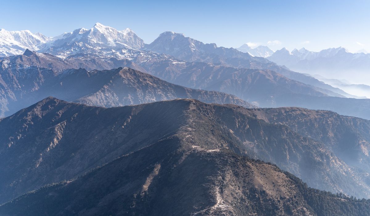 The mountains view from Pikey peak