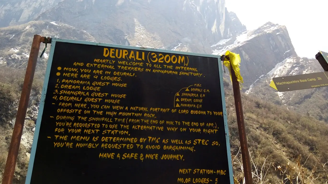 annapurna base camp trek