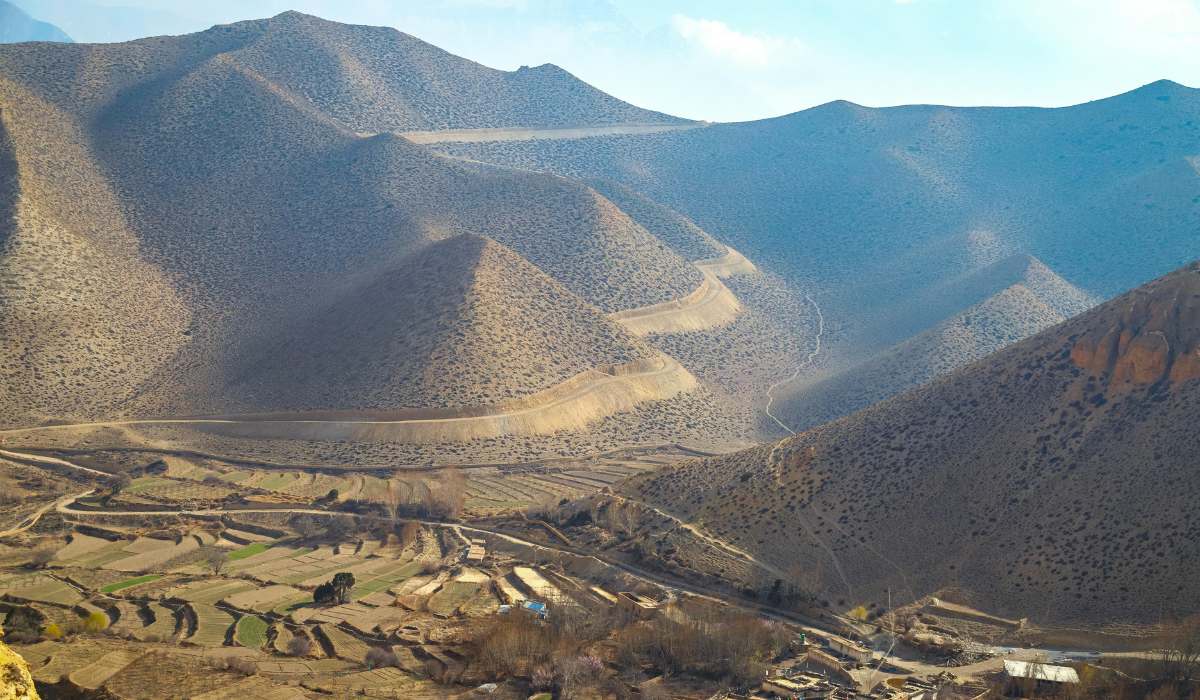 Breathtaking Landscape in Upper Mustang, Nepal